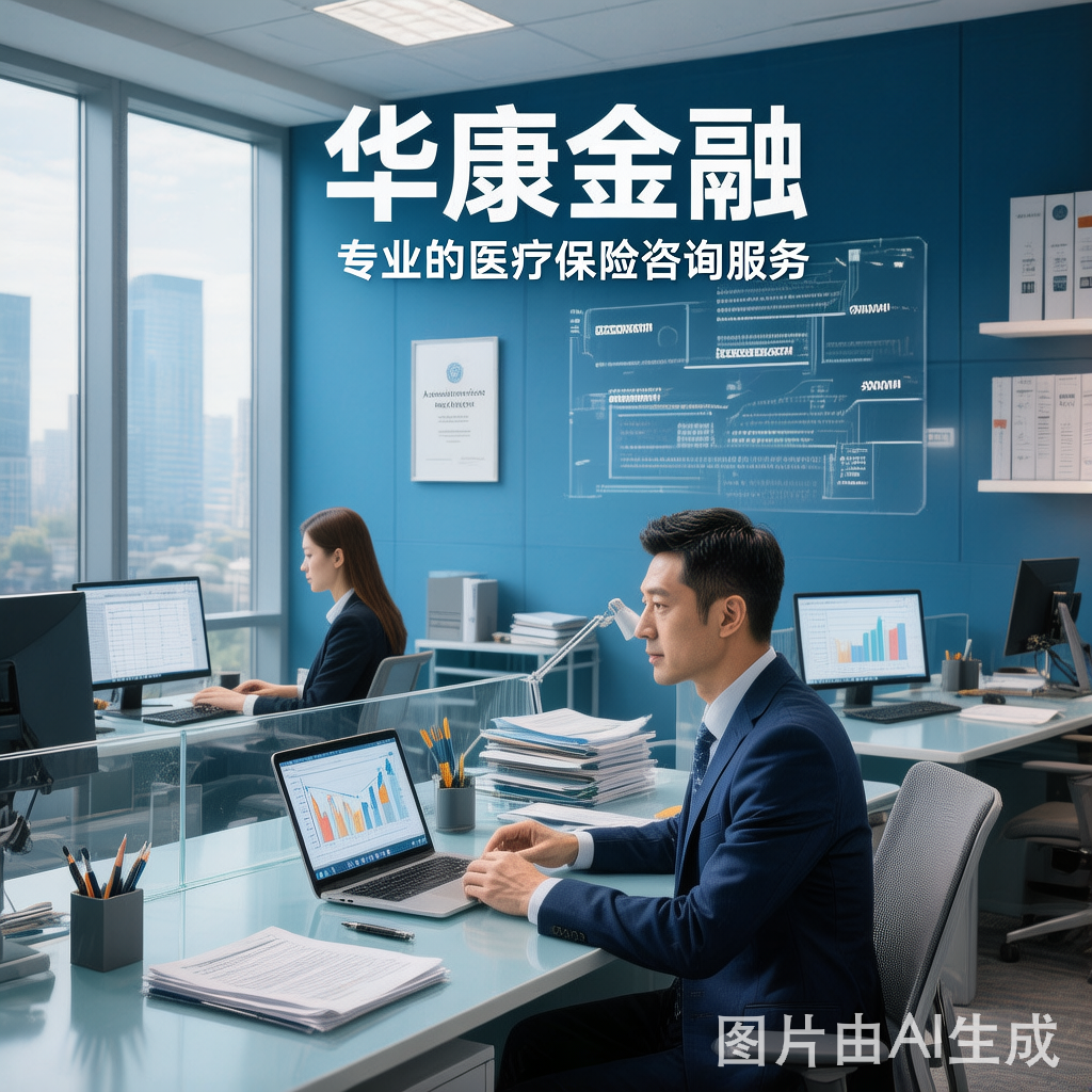 专业医保顾问正在协助客户办理提取手续，办公室环境整洁明亮